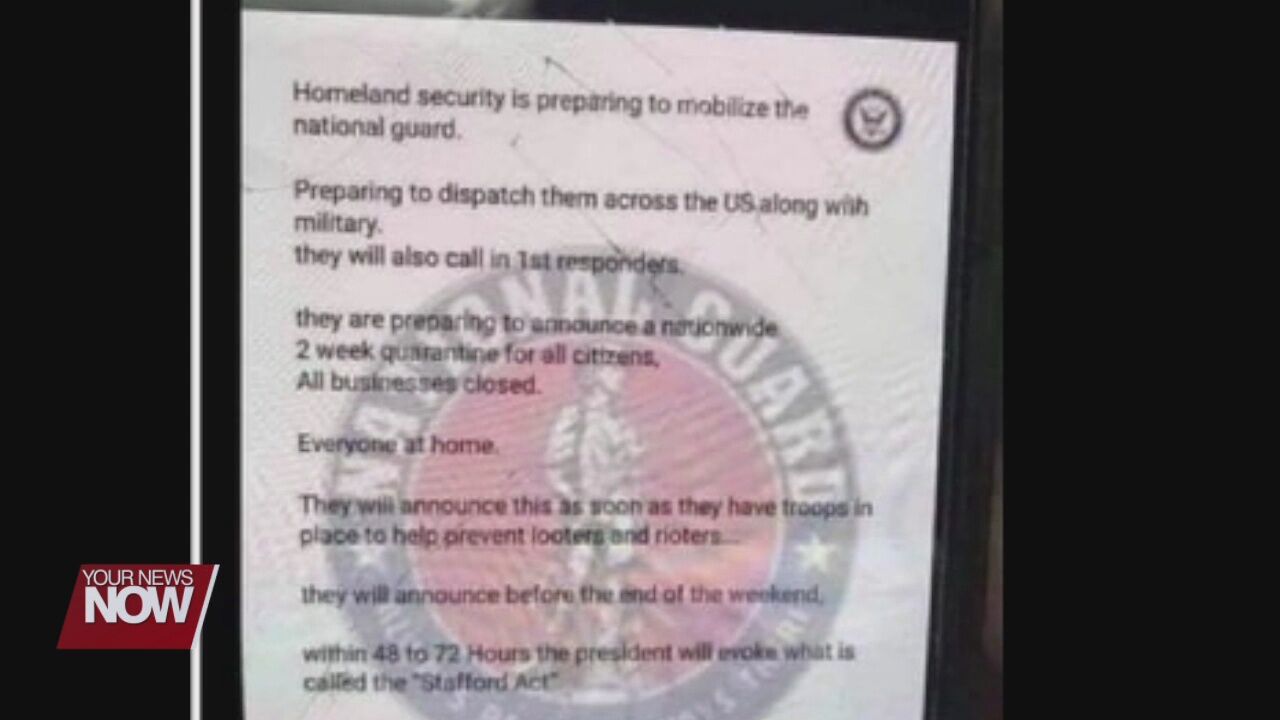 Don't be fooled by fake National Guard letter circulating social media